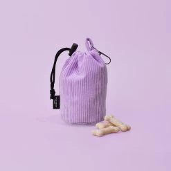 Drawstring Treat Pouch - Lilac Cord