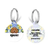 Personalised Dog Cartoon ID Tag - Amalfi Lemon -Cocopup London 110 96d54373 4cc6 470f 930d 10082c2897f5