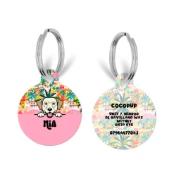 Personalised Dog Cartoon ID Tag - Portofino Pup