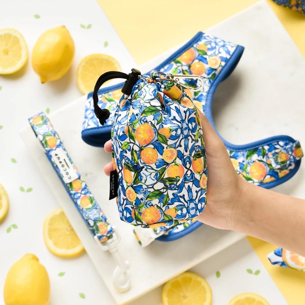 Drawstring Treat Pouch - Amalfi Lemon 4 Drawstring Treat Pouch - Amalfi Lemon - Image 2