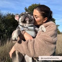 Sage Tweed Adjustable Neck Harness -Cocopup London 33 77fd72a4 c8e1 420b 8a8d 7b33f6327aca