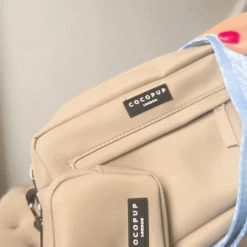 Luxe Bag Strap - Baby Blue Flower -Cocopup London 341