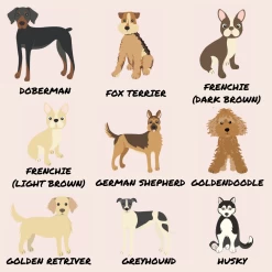 Personalised Dog Love Heart Phone Case - Choose Your Breed By Coconut Lane -Cocopup London 3 22887ef1 91bb 4149 b55d e774679a6509