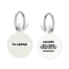 Personalised 'I'm Chipped' ID Tag - Sage Tweed -Cocopup London 3 9991bfb9 e7fe 46fb bdbc 2c64a731a03b
