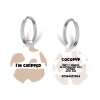 Personalised 'I'm Chipped' ID Tag - Nude Cow -Cocopup London 44 9f72693c dcca 47bd b710 b814dcd48701
