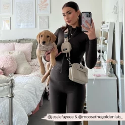 Luxe Bag Strap - Mocha Flower -Cocopup London 4 f6aa4beb 351e 4217 9c94 7a4e8c1afb36