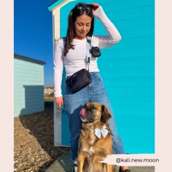 Luxe Dog Walking Bag Bundle - Baby Blue Flower -Cocopup London 73 244b4421 1468 4a5e bdfe a4ffd54491bc