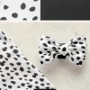 Monochrome Spots Bow Tie -Cocopup London A 50