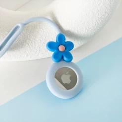 Cute Flower AirTag Case - Blue By Coconut Lane