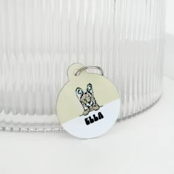 Personalised Cat Cartoon ID Tag - Nude -Cocopup London CatNude
