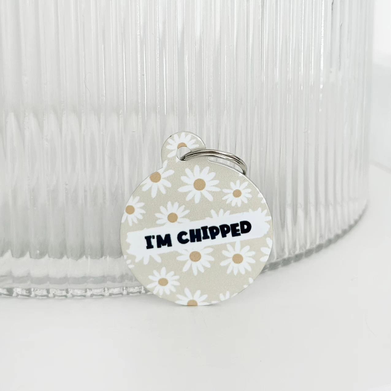 Personalised 'I'm Chipped' ID Tag - Daisy Chain 5 Personalised 'I'm Chipped' ID Tag - Daisy Chain - Image 3