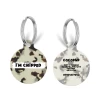 Personalised 'I'm Chipped' ID Tag - Ivory Tort -Cocopup London CoconutLane 13