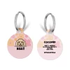 Personalised Dog Cartoon ID Tag - Summer Bloom -Cocopup London CoconutLane 1 5164ff14 bdbf 426d 8012 1bf56a8ee119