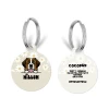 Personalised Dog Cartoon ID Tag - Daisy Chain -Cocopup London CoconutLane 3