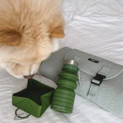 Collapsible Water Bottle - Khaki 15 Collapsible Water Bottle - Khaki -Cocopup London DEAF3F3D A719 4A6D 8AF5 E4A1A94C5746 aa93d194 8d47 4215 a040 7e2c93e3a212