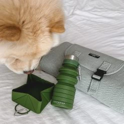 Foldable Travel Bowl - Khaki -Cocopup London DEAF3F3D A719 4A6D 8AF5 E4A1A94C5746 e34c02a5 4cb3 490a b38b 5b6861ed422e