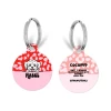 Personalised Dog Cartoon ID Tag - Red & Pink Leopard 2 Personalised Dog Cartoon ID Tag - Red & Pink Leopard -Cocopup London DOGIDTAG 3 dea22c38 281b 4cf6 8977 f5e3f7d64efa