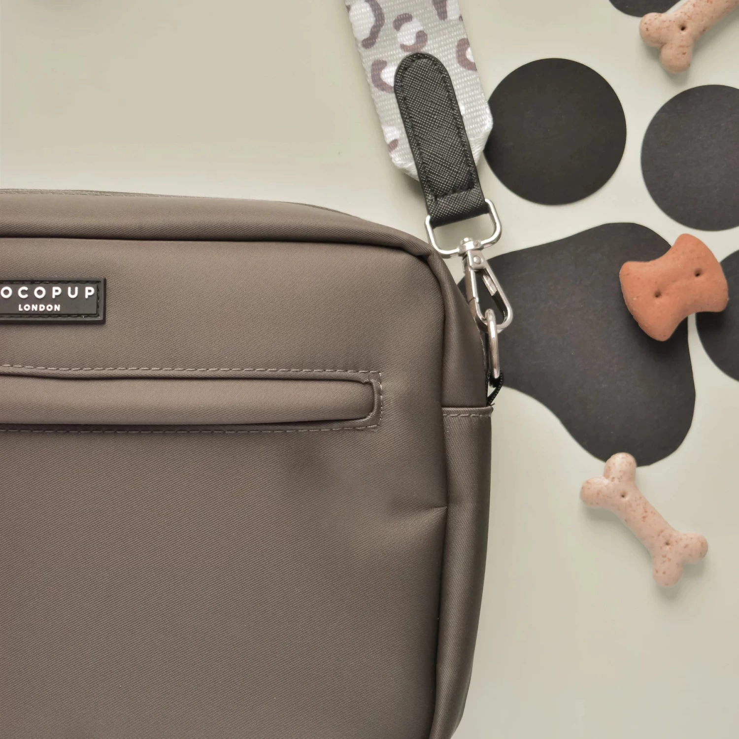 Large Dog Walking Mocha Bag Bundle - Sage Leopard 7 Large Dog Walking Mocha Bag Bundle - Sage Leopard - Image 5