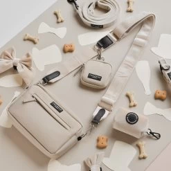 Velvet Bag Strap - Champagne -Cocopup London DSC 1022