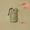 Drawstring Treat Pouch - Sage Leopard 1 Drawstring Treat Pouch - Sage Leopard -Cocopup London DSC 1294copy