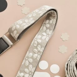 Luxe Bag Strap - Mocha Flower -Cocopup London DSC 1739