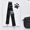 Bum Bag Strap - Plain Black -Cocopup London DSC 2052