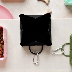 Foldable Travel Bowl - Black -Cocopup London DSC 2311