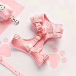 NAKD Adjustable Neck Harness - Candyfloss -Cocopup London DSC 4205
