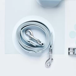 NAKD Adjustable Neck Harness, Lead, Collar And Poop Bag Holder Bundle - Bubblegum -Cocopup London DSC 4264