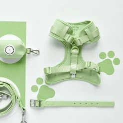 NAKD Adjustable Neck Harness - Matcha 24 NAKD Adjustable Neck Harness - Matcha -Cocopup London DSC 4551