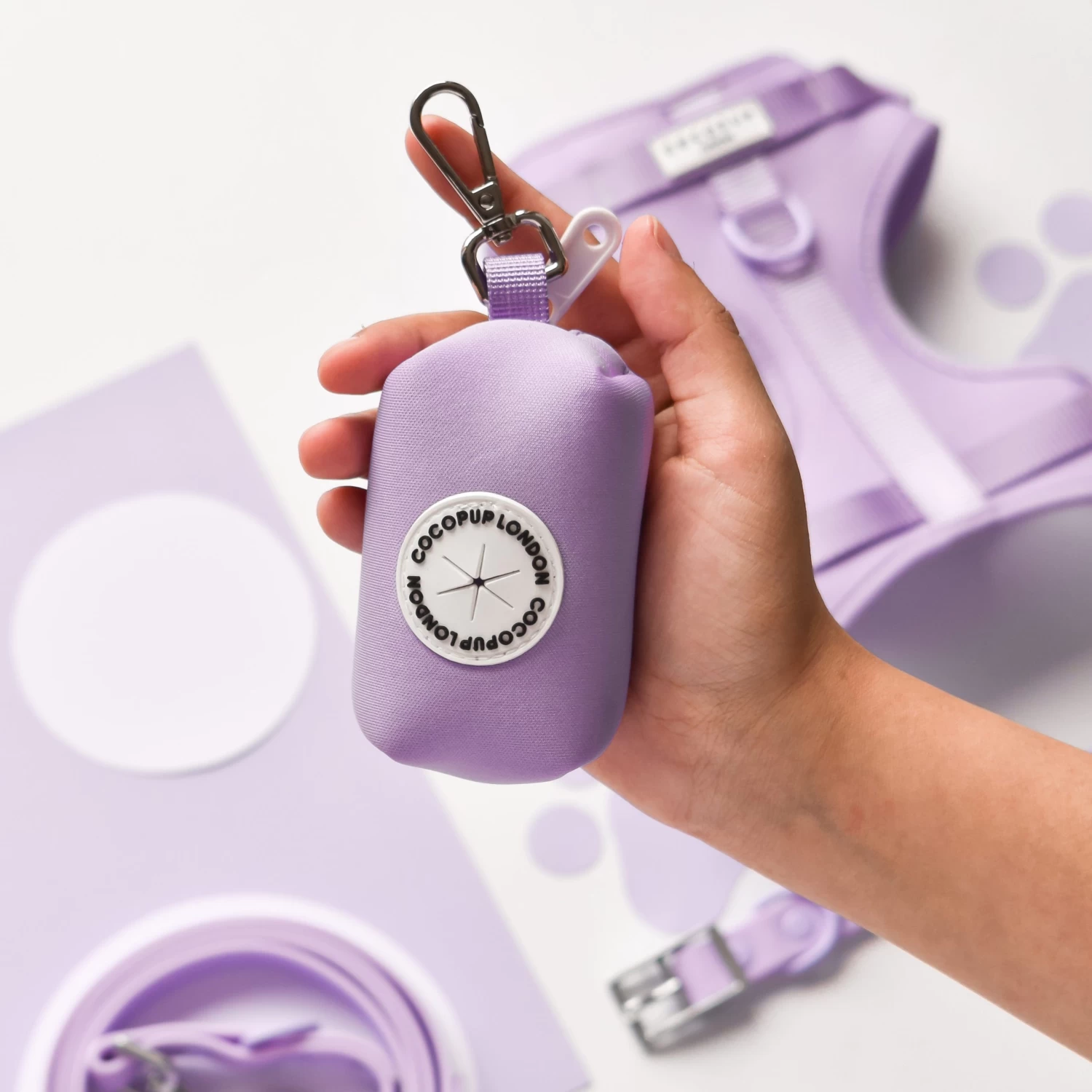 NAKD Poop Bag Holder - Parma Violets 3 NAKD Poop Bag Holder - Parma Violets