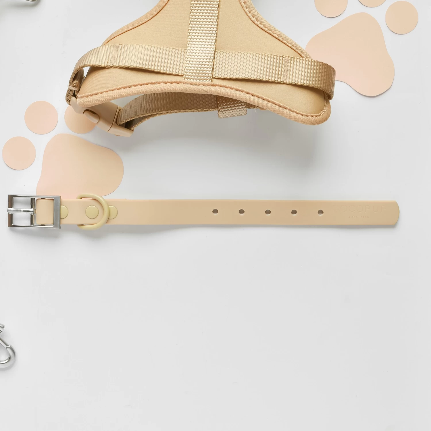 NAKD Adjustable Neck Harness, Lead, Collar & Poop Bag Holder Bundle - Biscuit 6 NAKD Adjustable Neck Harness, Lead, Collar & Poop Bag Holder Bundle - Biscuit - Image 4