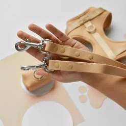 NAKD Adjustable Neck Harness, Lead, Collar & Poop Bag Holder Bundle - Biscuit 22 NAKD Adjustable Neck Harness, Lead, Collar & Poop Bag Holder Bundle - Biscuit -Cocopup London DSC 4795