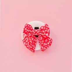 Red & Pink Leopard Sailor Bow Tie