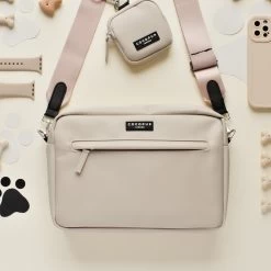 Large Dog Walking Bag - Caramel Latte