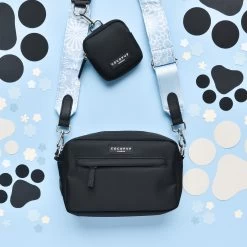 Luxe Dog Walking Bag Bundle - Baby Blue Flower -Cocopup London DSC 7263