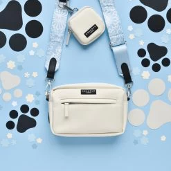 Luxe Dog Walking Bag Bundle - Baby Blue Flower -Cocopup London DSC 7342
