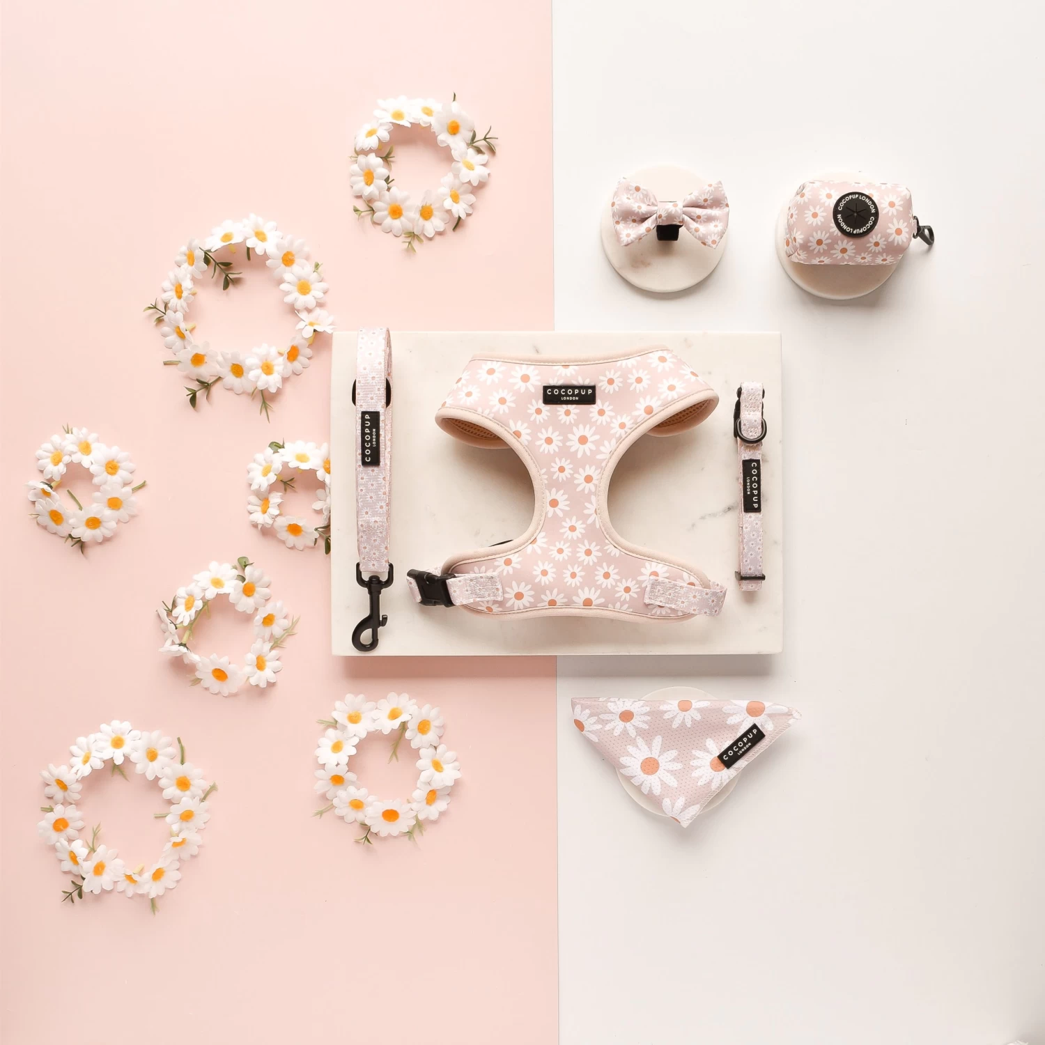 Daisy Chain Adjustable Neck Harness, Lead & Collar Bundle 4 Daisy Chain Adjustable Neck Harness, Lead & Collar Bundle - Image 2