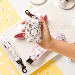 Daisy Gingham Rave Poop Bag Holder