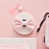 Luxe Bow Tie - Baby Pink Heart 2 Luxe Bow Tie - Baby Pink Heart -Cocopup London DSC 8360