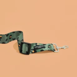 Seat Belt Restraint - Khaki Leopard -Cocopup London GREYBAG 15
