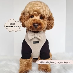 Brown Tweed Adjustable Neck Harness -Cocopup London GraceCocopupwebsitepics 20