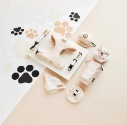 Drawstring Treat Pouch - Nude Chic Leopard -Cocopup London IMG 8192