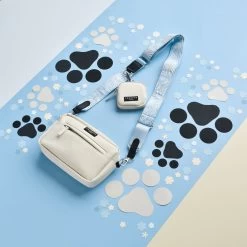 Luxe Dog Walking Bag Bundle - Baby Blue Flower