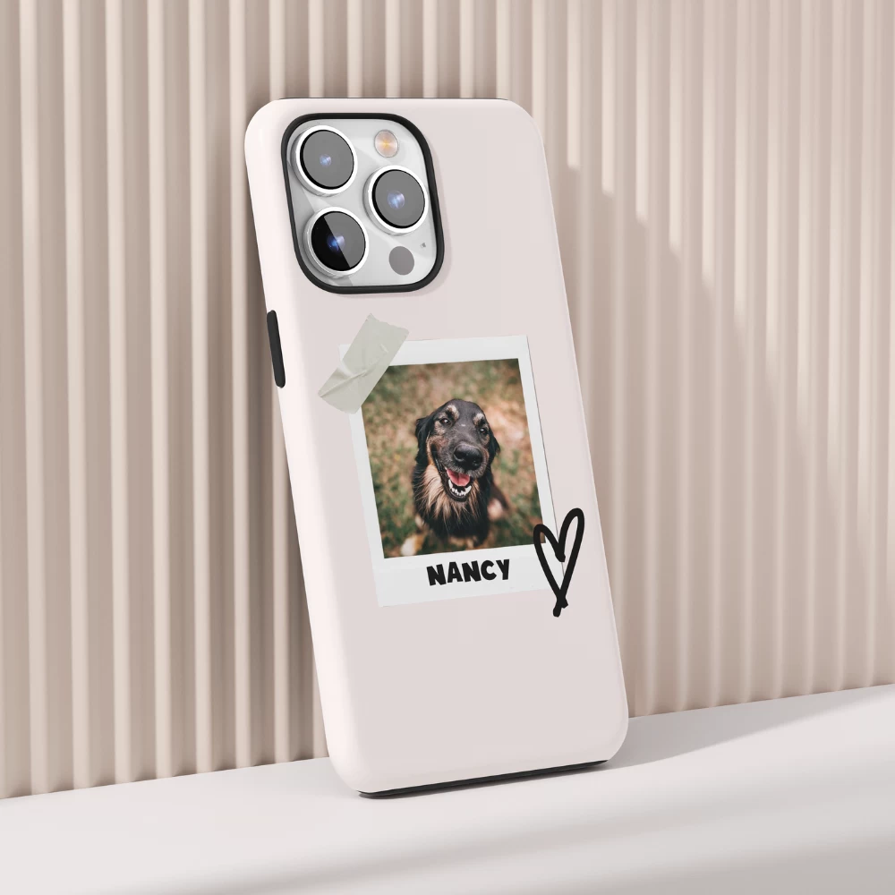 Personalised Polaroid Dog Phone Case - Upload Your Photo 4 Personalised Polaroid Dog Phone Case - Upload Your Photo - Image 2