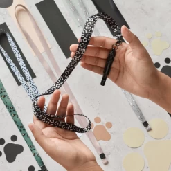 Lanyard - Black Leopard