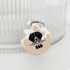 Personalised Dog Cartoon ID Tag - Nude Cow -Cocopup London NudeCow1 0e8df6aa 974b 4c3a acbf 7066149ea39b