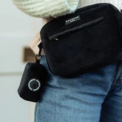 Luxe Velvet Poop Bag Holder - Noir -Cocopup London PREORDER 38