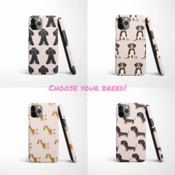 Personalised Dog Phone Case - Choose Your Breed By Coconut Lane