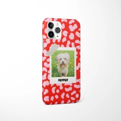 Patterned Personalised Polaroid Dog Phone Case - Upload Your Photo -Cocopup London PolaroidMockup 12